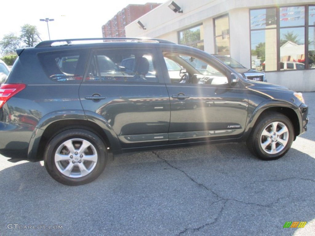 2011 RAV4 Limited 4WD - Black Forest Metallic / Sand Beige photo #8