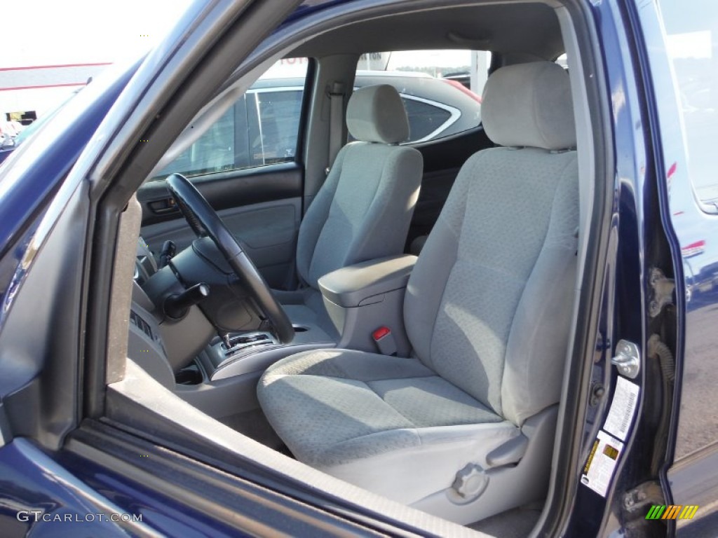 2008 Tacoma V6 SR5 PreRunner Double Cab - Indigo Ink Pearl / Graphite Gray photo #13