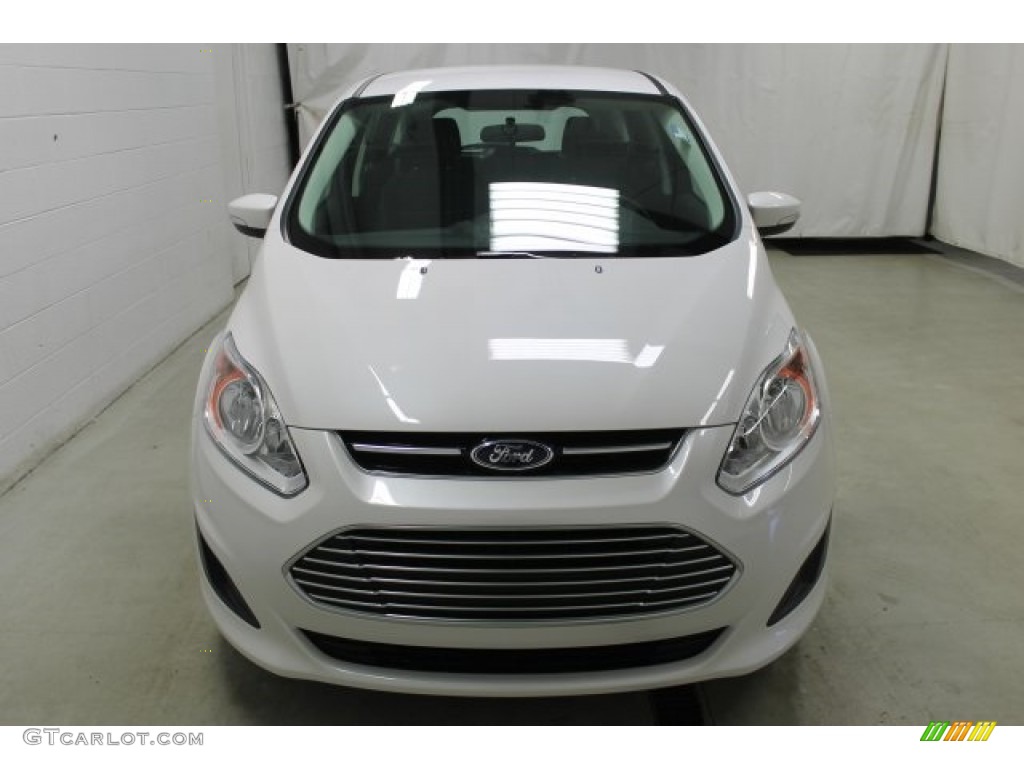 2015 C-Max Hybrid SE - White Platinum Tricoat / Charcoal Black photo #2