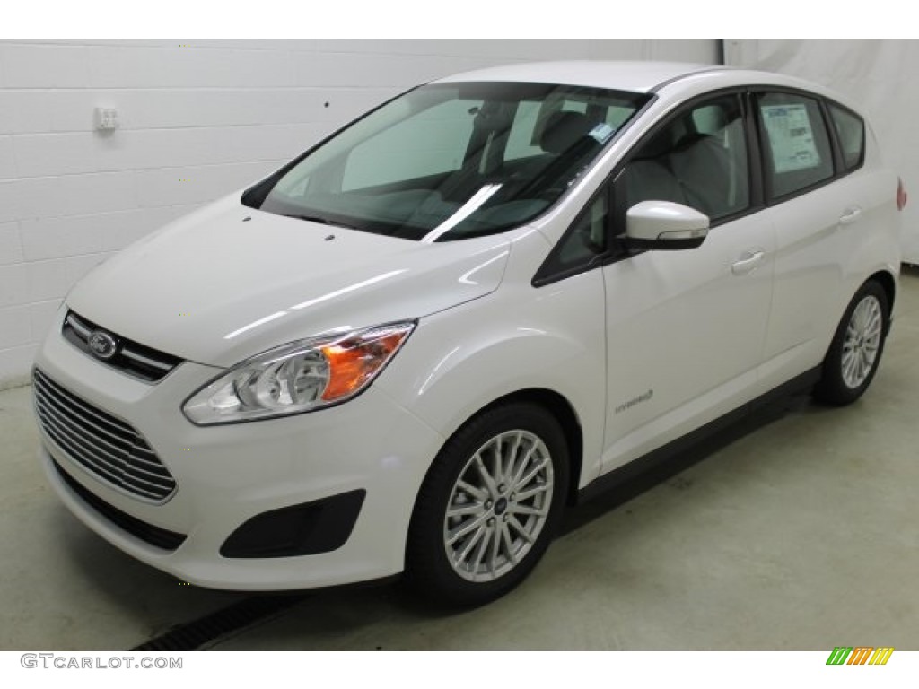 2015 C-Max Hybrid SE - White Platinum Tricoat / Charcoal Black photo #3