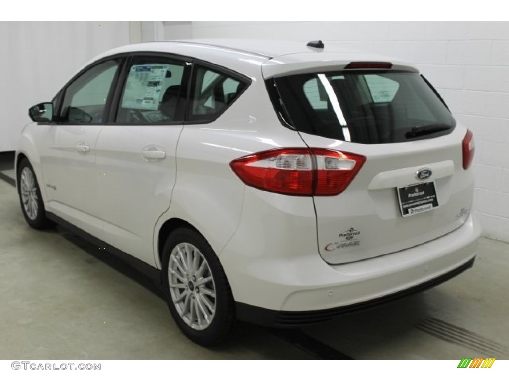 2015 C-Max Hybrid SE - White Platinum Tricoat / Charcoal Black photo #4