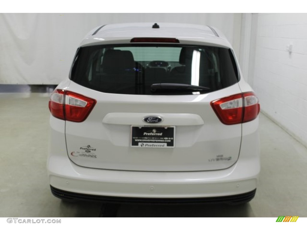 2015 C-Max Hybrid SE - White Platinum Tricoat / Charcoal Black photo #5