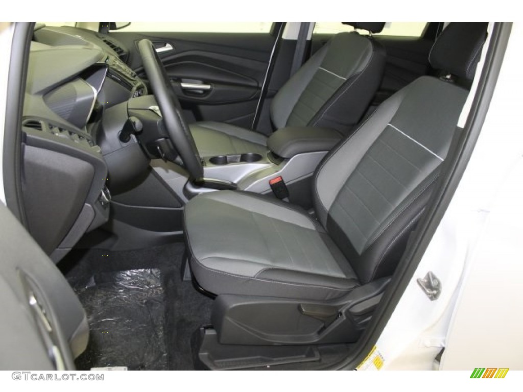 2015 C-Max Hybrid SE - White Platinum Tricoat / Charcoal Black photo #8