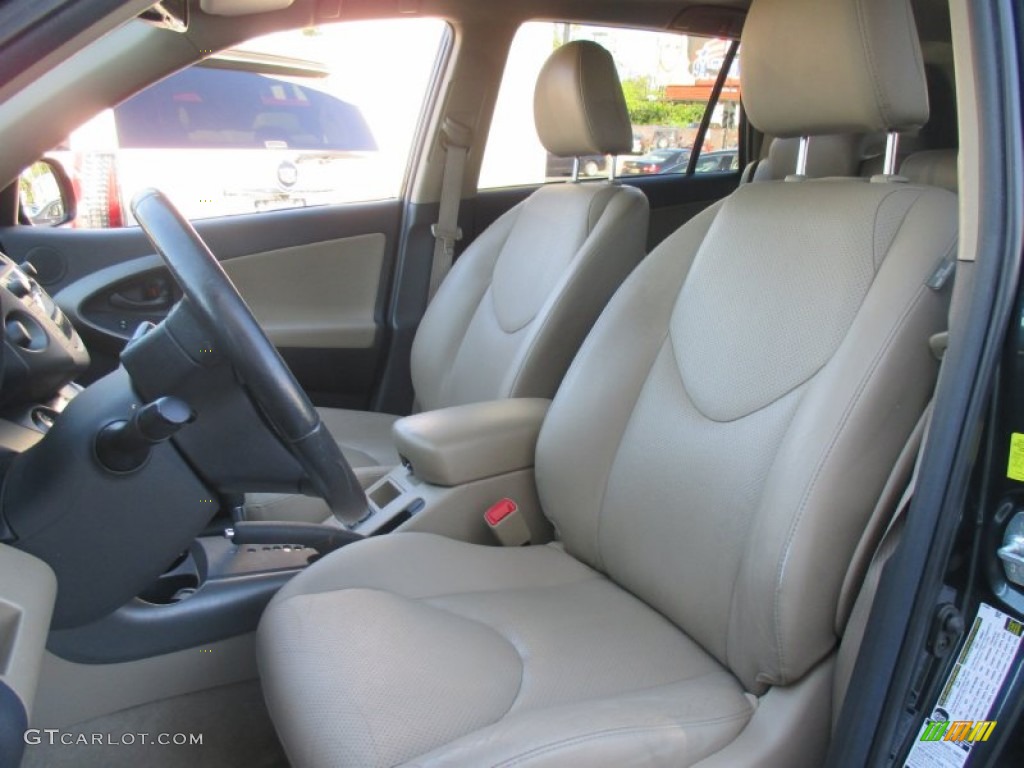 2011 RAV4 Limited 4WD - Black Forest Metallic / Sand Beige photo #31