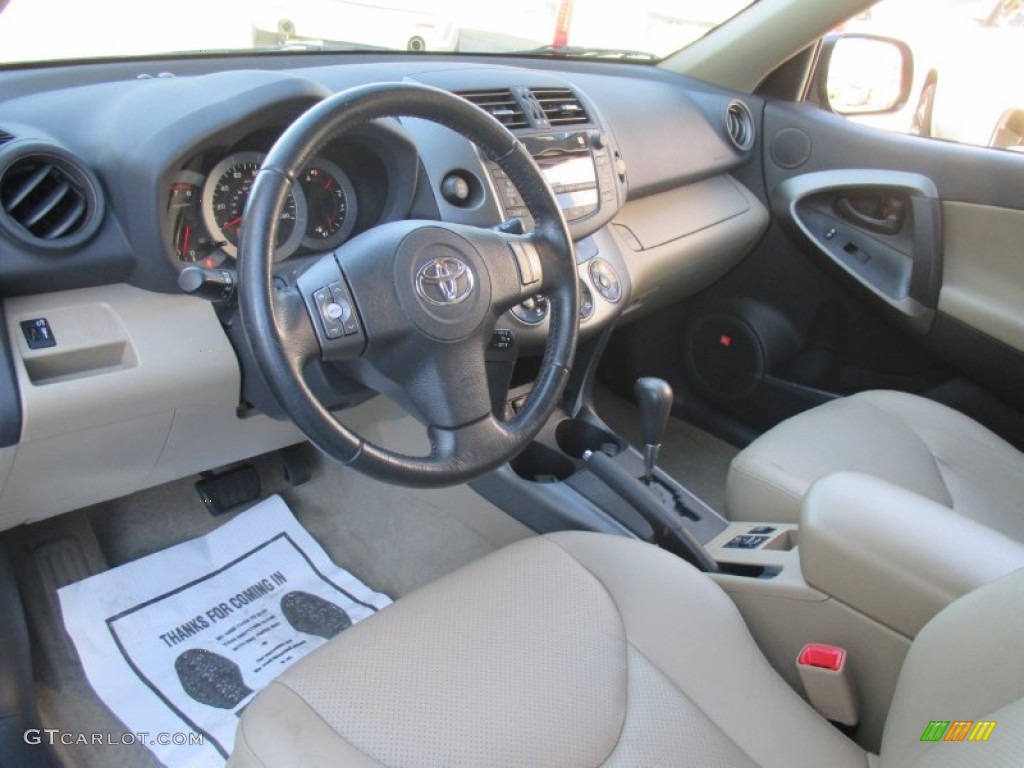 2011 RAV4 Limited 4WD - Black Forest Metallic / Sand Beige photo #33