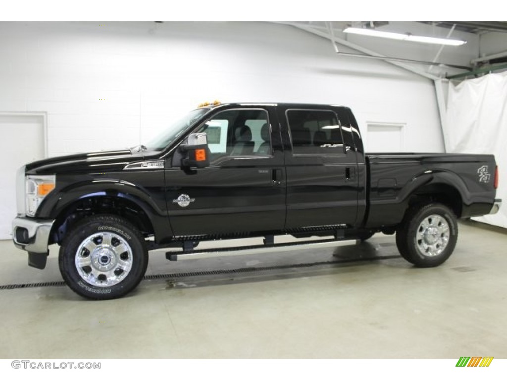 2016 F350 Super Duty Lariat Crew Cab 4x4 - Shadow Black / Black photo #1