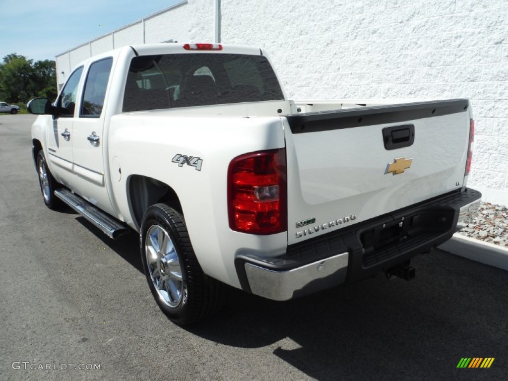 2012 Silverado 1500 LT Crew Cab 4x4 - White Diamond Tricoat / Ebony photo #10