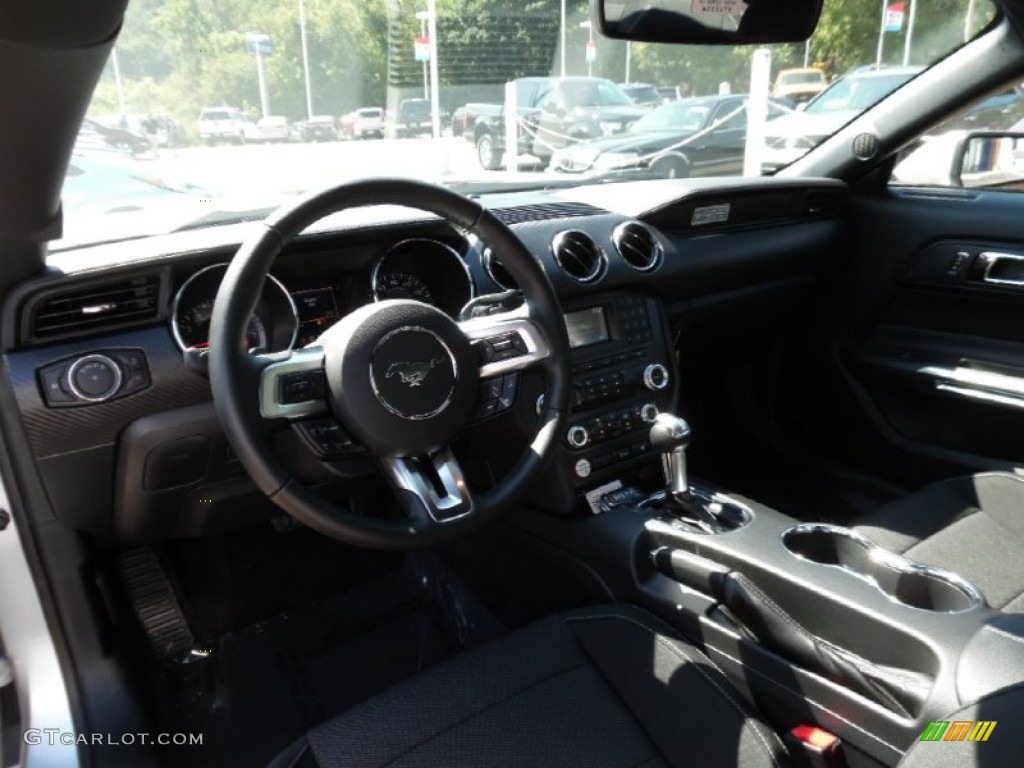 2016 Mustang V6 Coupe - Ingot Silver Metallic / Ebony photo #13