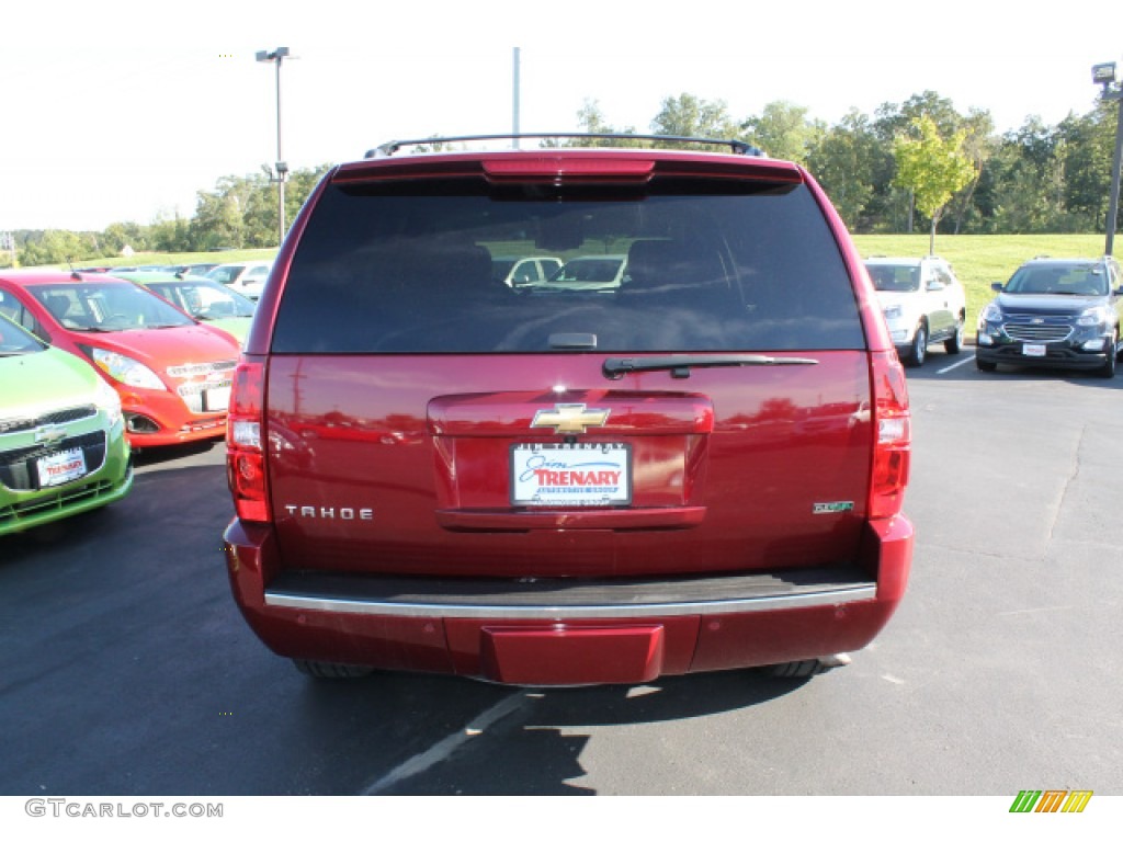 2010 Tahoe LTZ 4x4 - Red Jewel Tintcoat / Ebony photo #6