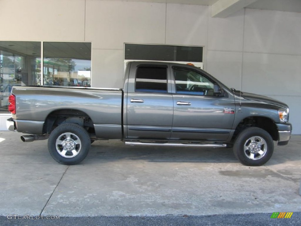 Mineral Gray Metallic 2007 Dodge Ram 2500 Laramie Quad Cab 4x4 Exterior Photo #107183505