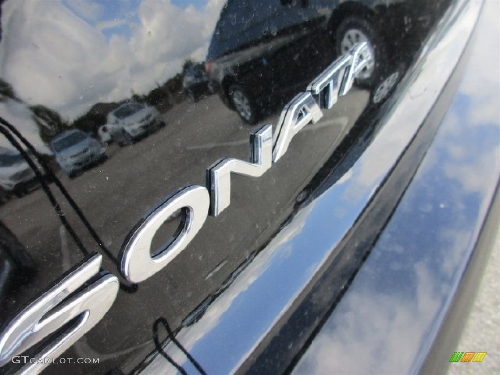 2016 Sonata Hybrid SE - Eclipse Black / Beige photo #5