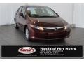 Crimson Pearl - Civic LX Sedan Photo No. 1