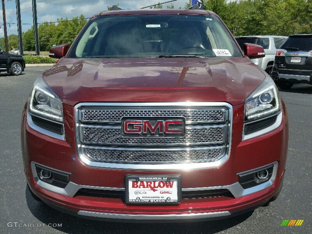 2016 Acadia Denali AWD - Crimson Red Tintcoat / Cocoa Dune photo #2