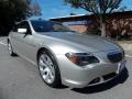 2005 Mineral Silver Metallic BMW 6 Series 645i Coupe  photo #7