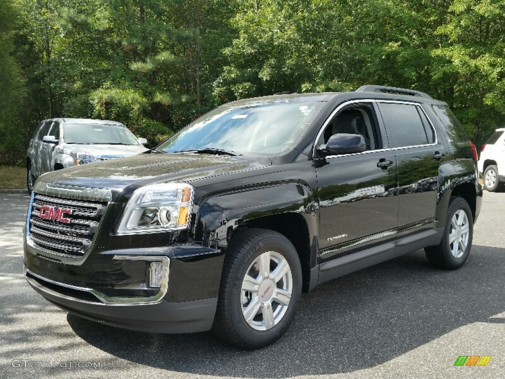 Onyx Black 2016 GMC Terrain SLE Exterior Photo #107187362