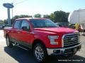 2015 Race Red Ford F150 XLT SuperCrew 4x4  photo #7
