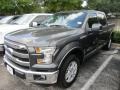 2015 Magnetic Metallic Ford F150 Lariat SuperCrew  photo #2