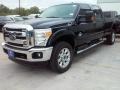 2016 Shadow Black Ford F350 Super Duty Lariat Crew Cab 4x4  photo #10