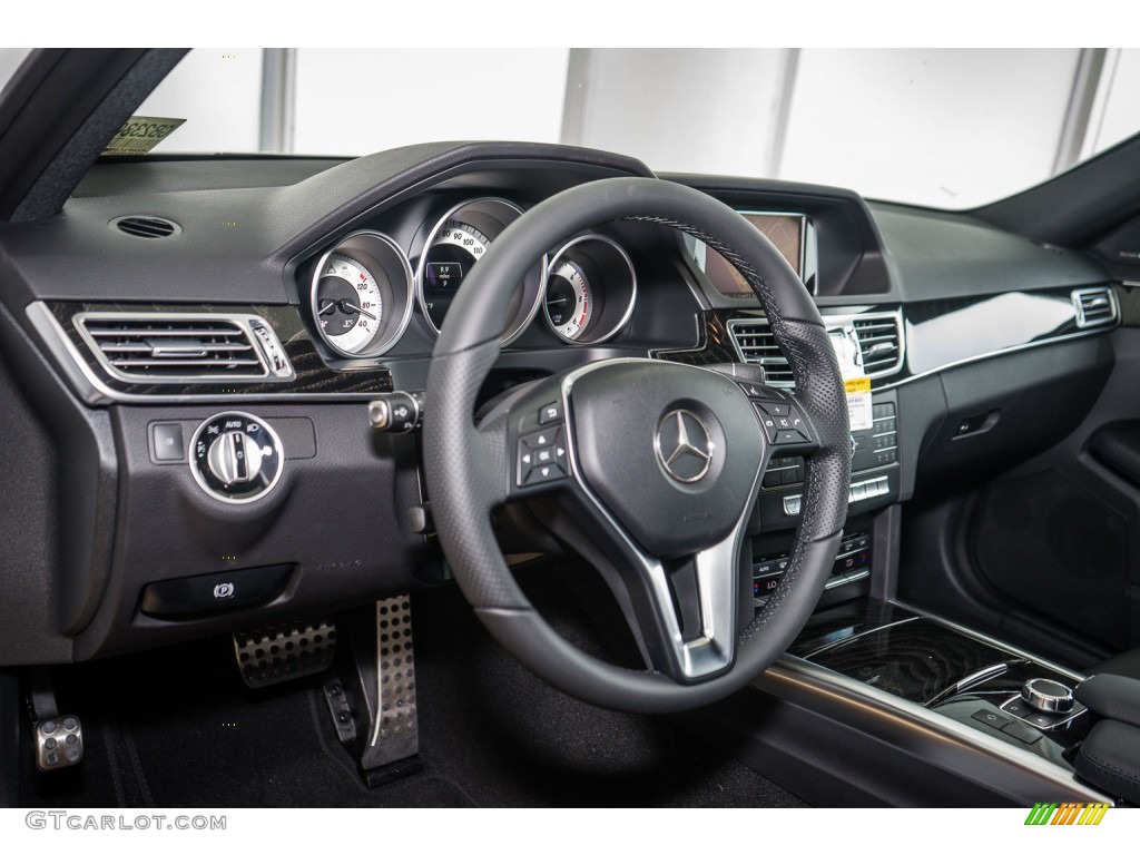 2016 Mercedes-Benz E 250 Bluetec Sedan Black Dashboard Photo #107189535