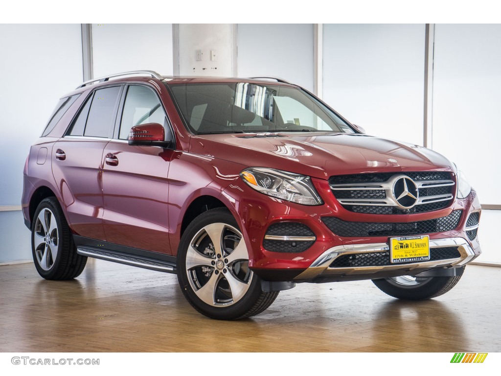 designo Cardinal Red Metallic 2016 Mercedes-Benz GLE 350 Exterior Photo #107190104