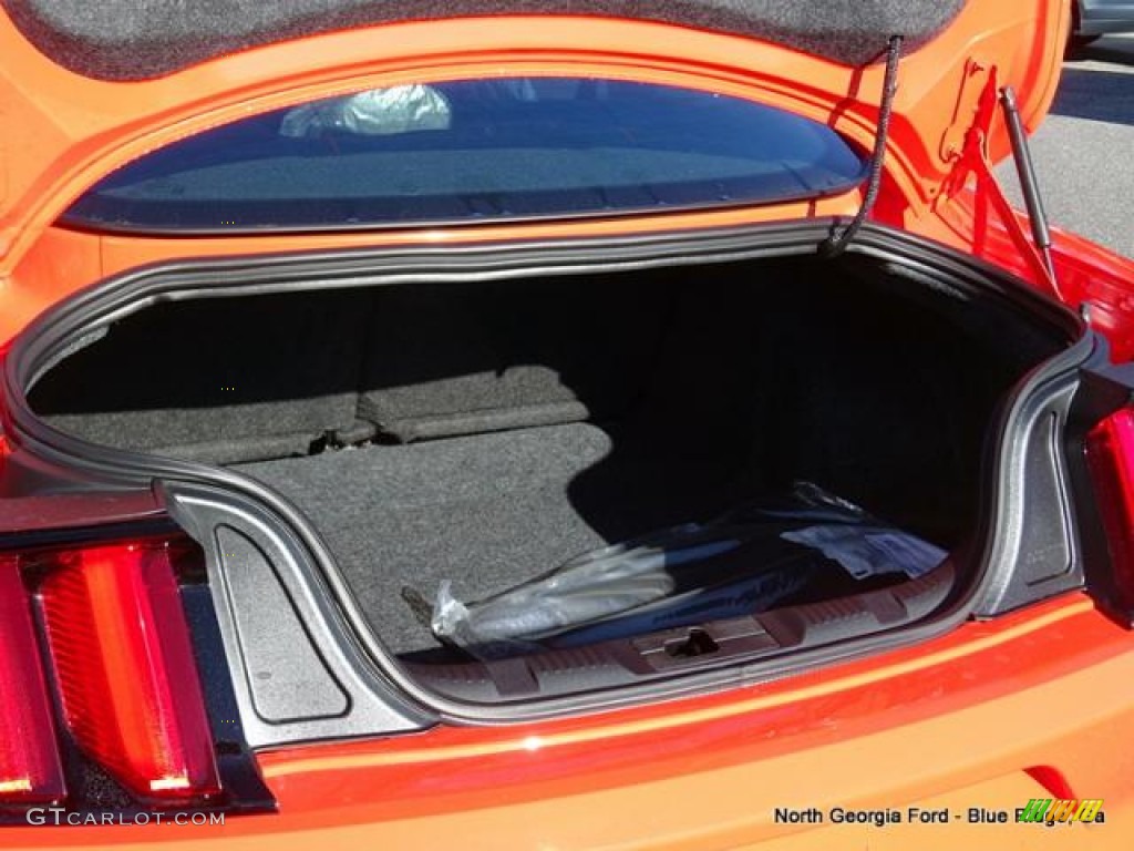 2016 Mustang V6 Coupe - Competition Orange / Ebony photo #17