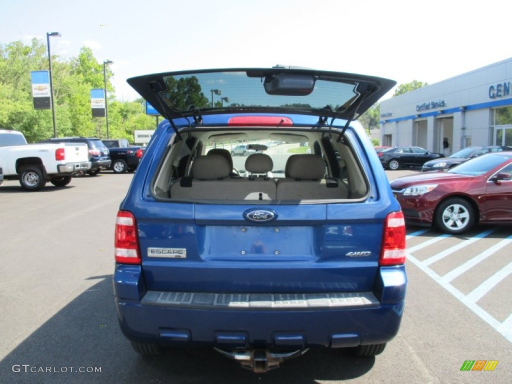 2008 Escape XLT V6 4WD - Vista Blue Metallic / Camel photo #17