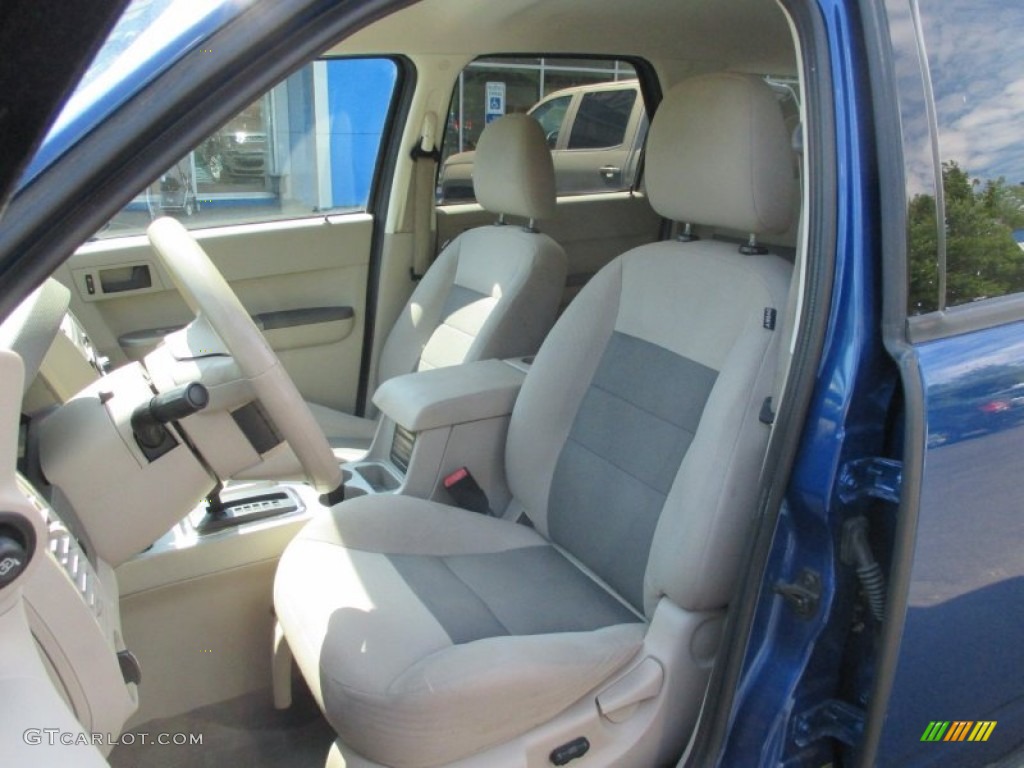 2008 Escape XLT V6 4WD - Vista Blue Metallic / Camel photo #21