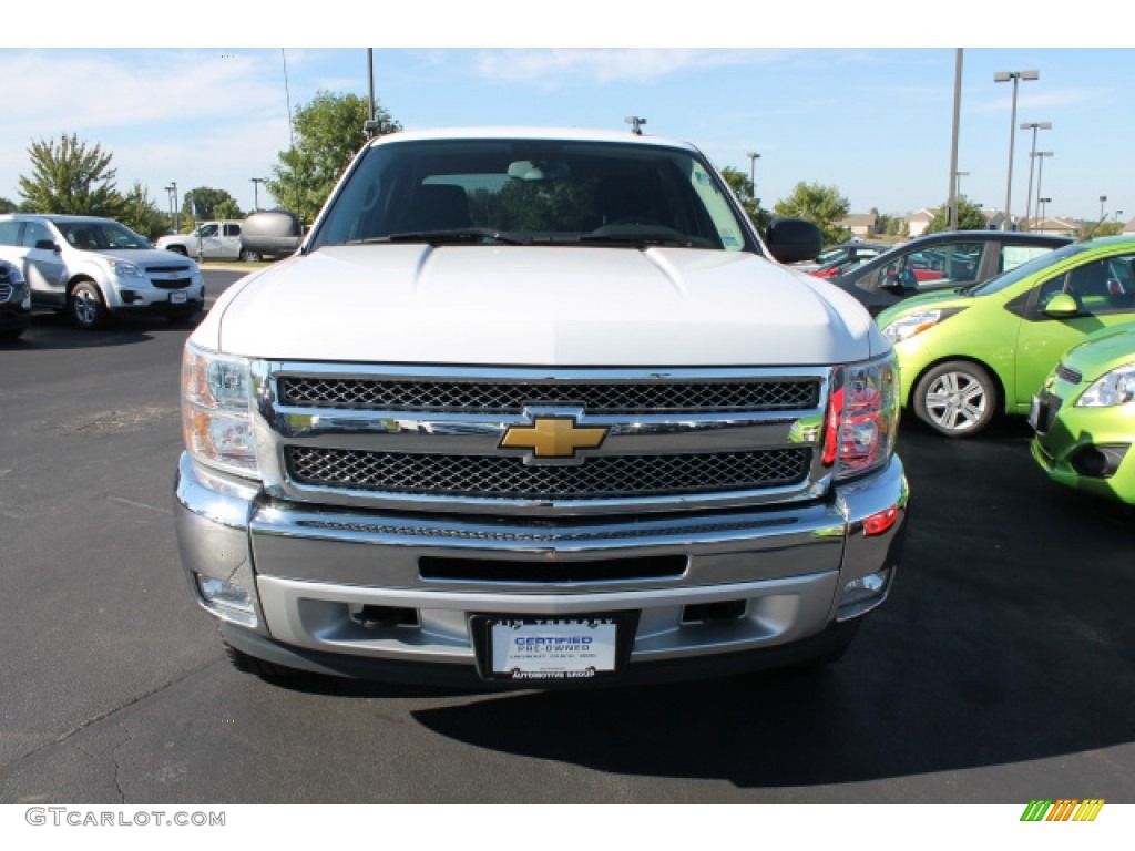 2012 Silverado 1500 LT Crew Cab 4x4 - Summit White / Ebony photo #8