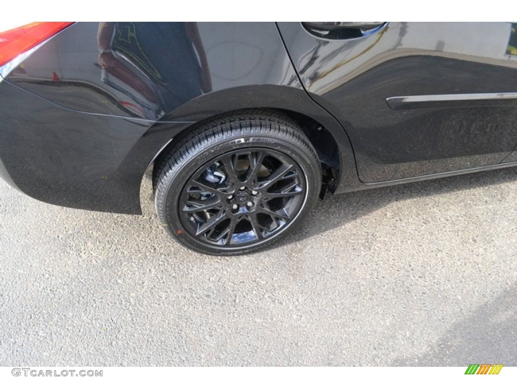 2016 Corolla S Special Edition - Black Sand Pearl / Black photo #9