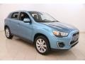 2013 Laguna Blue Metallic Mitsubishi Outlander Sport ES  photo #1