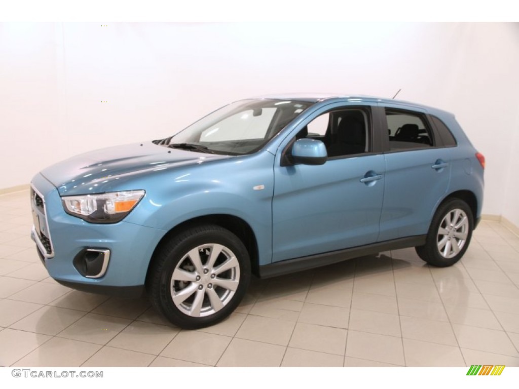 Laguna Blue Metallic 2013 Mitsubishi Outlander Sport ES Exterior Photo #107196236