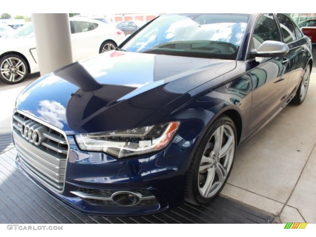 2013 S6 4.0 TFSI quattro Sedan - Moonlight Blue Metallic / Lunar Silver photo #3