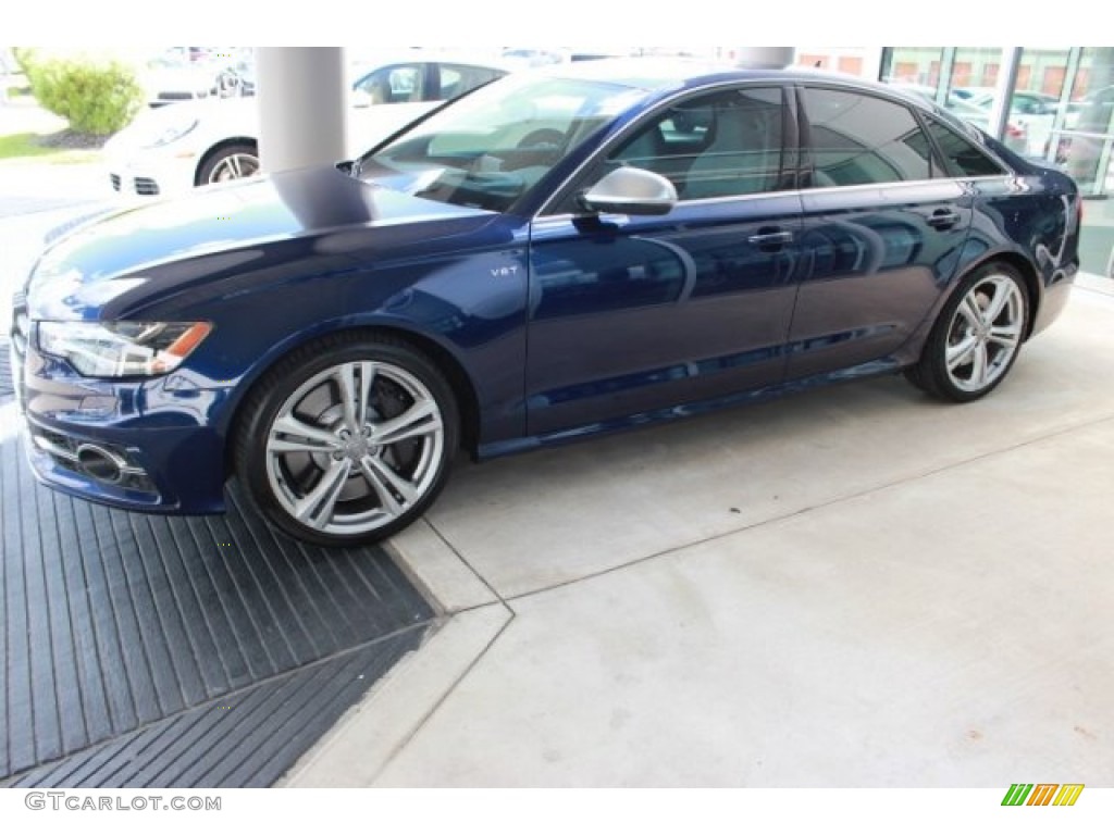2013 S6 4.0 TFSI quattro Sedan - Moonlight Blue Metallic / Lunar Silver photo #6