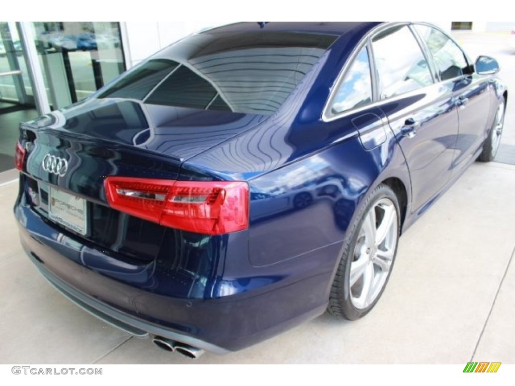 2013 S6 4.0 TFSI quattro Sedan - Moonlight Blue Metallic / Lunar Silver photo #9