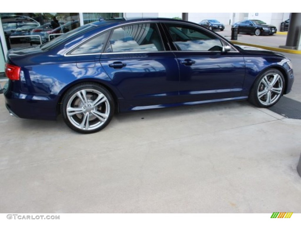 2013 S6 4.0 TFSI quattro Sedan - Moonlight Blue Metallic / Lunar Silver photo #12