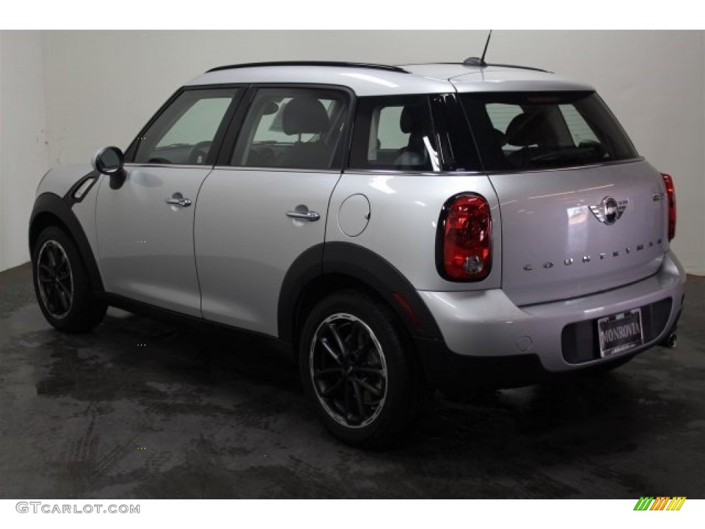 2015 Countryman Cooper - Crystal Silver Metallic / Carbon Black photo #4