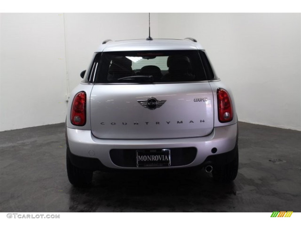 2015 Countryman Cooper - Crystal Silver Metallic / Carbon Black photo #9
