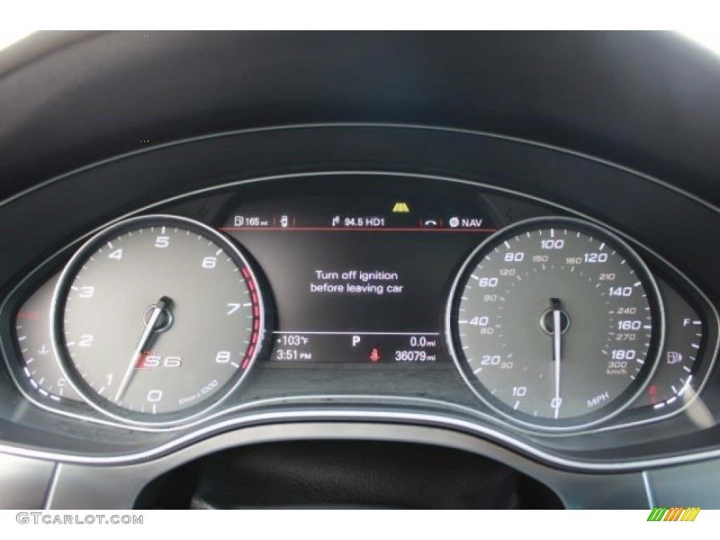 2013 Audi S6 4.0 TFSI quattro Sedan Gauges Photo #107198145