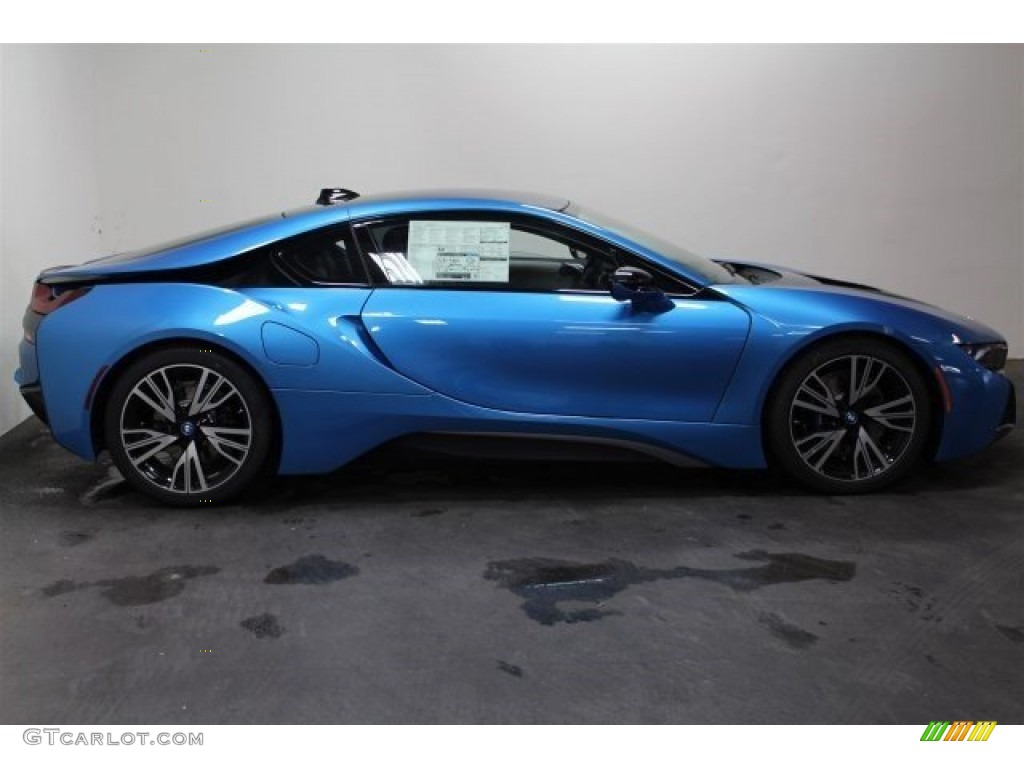 2015 i8 Pure Impulse World - Protonic Blue Metallic / Pure Impulse Carum Spice Grey photo #3