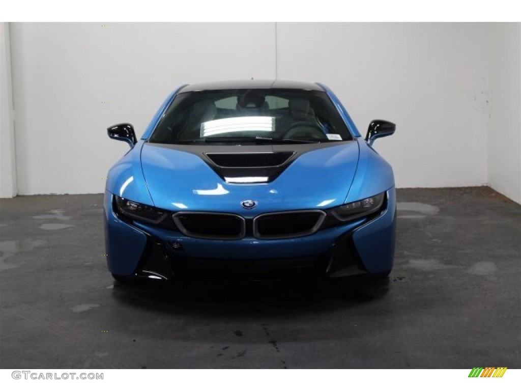 2015 i8 Pure Impulse World - Protonic Blue Metallic / Pure Impulse Carum Spice Grey photo #4