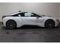 Crystal White Pearl Metallic 2015 BMW i8 Pure Impulse World Exterior