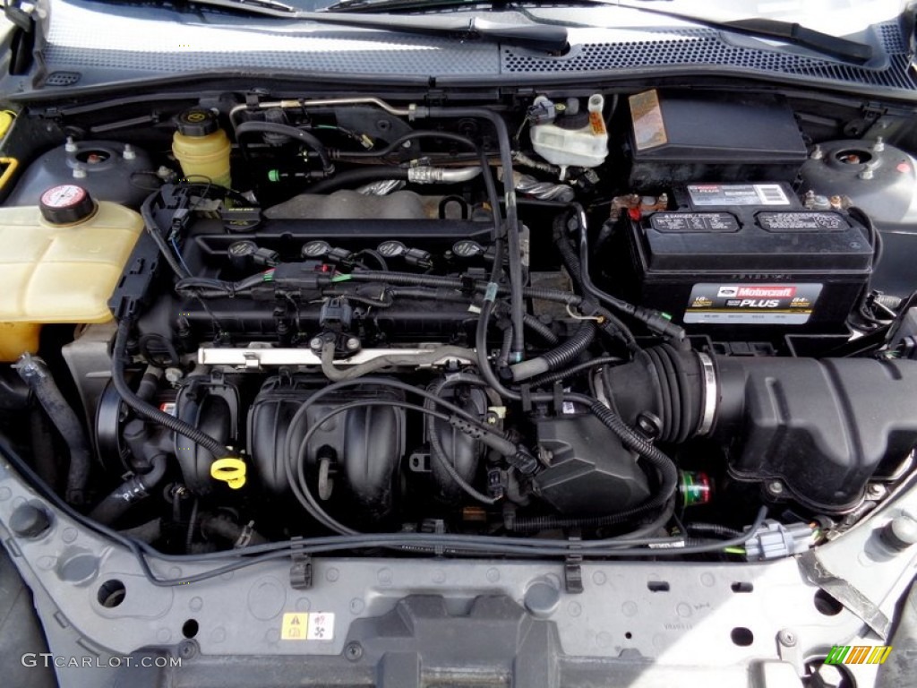 2005 Focus ZX4 SE Sedan - Liquid Grey Metallic / Dark Flint/Light Flint photo #20