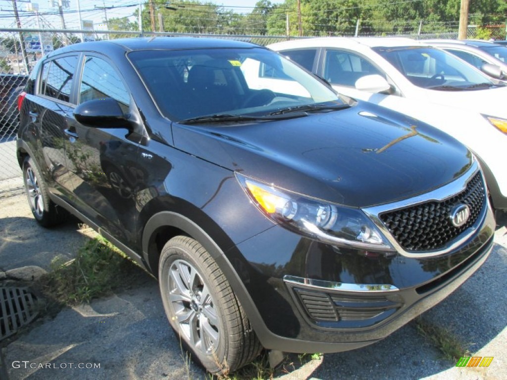 Black Cherry 2016 Kia Sportage LX AWD Exterior Photo #107202629