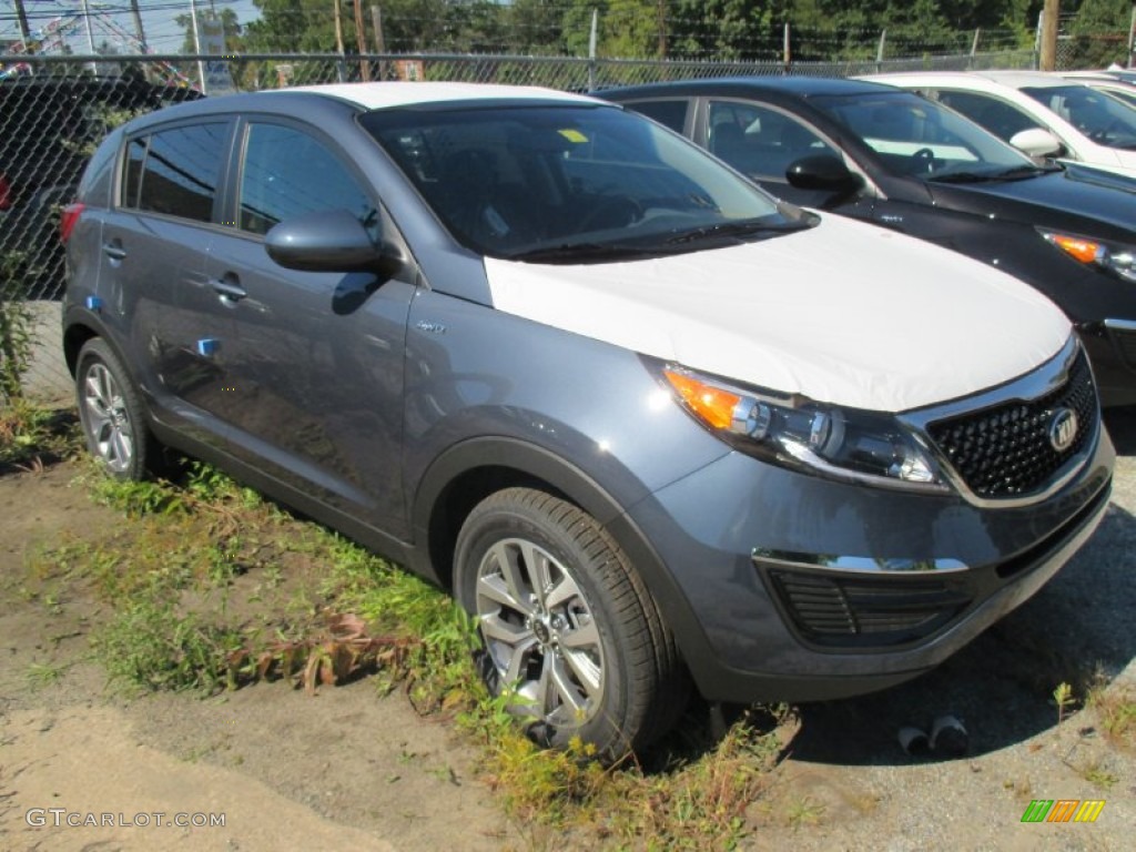 Twilight Blue 2016 Kia Sportage LX AWD Exterior Photo #107203160
