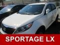 Clear White 2016 Kia Sportage LX