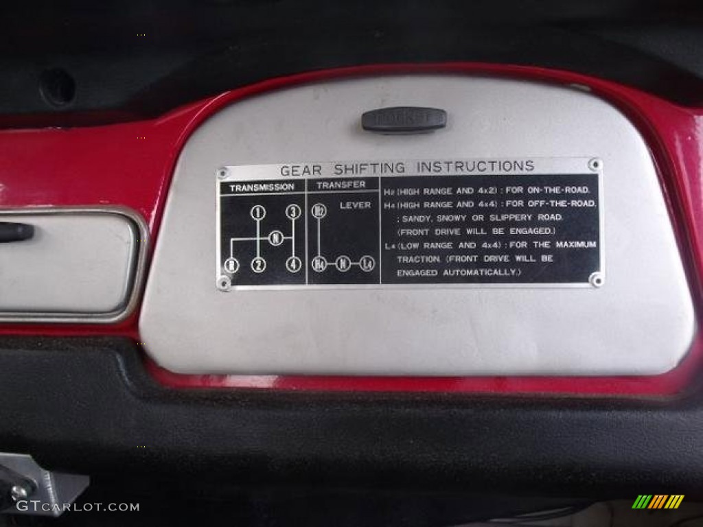 1978 Toyota Land Cruiser FJ40 Info Tag Photo #107203446