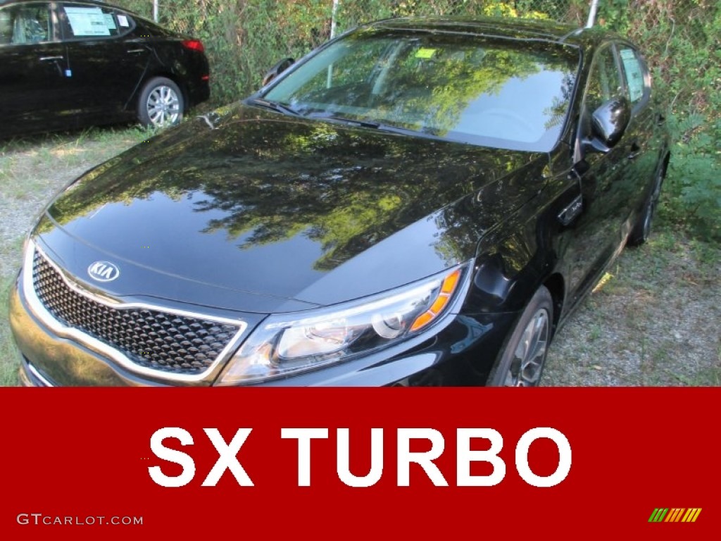 2015 Optima SX Turbo - Ebony Black / Black photo #1