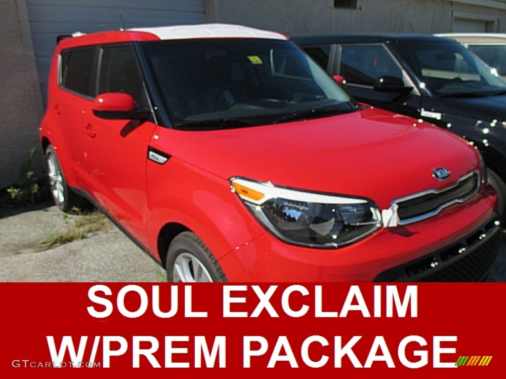 Inferno Red Kia Soul