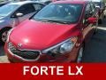 2016 Crimson Red Kia Forte LX Sedan  photo #1