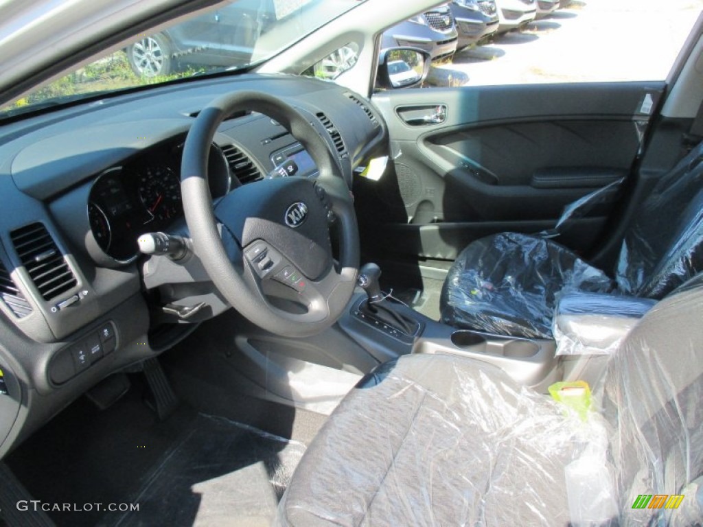 Black Interior 2016 Kia Forte LX Sedan Photo #107206490